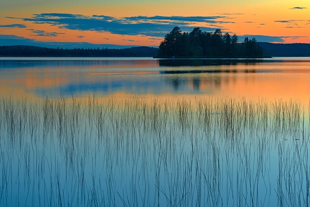 Canada-Quebec-Belleterre Sunset reflection on Lac des Sables art print by Jaynes Gallery for $57.95 CAD